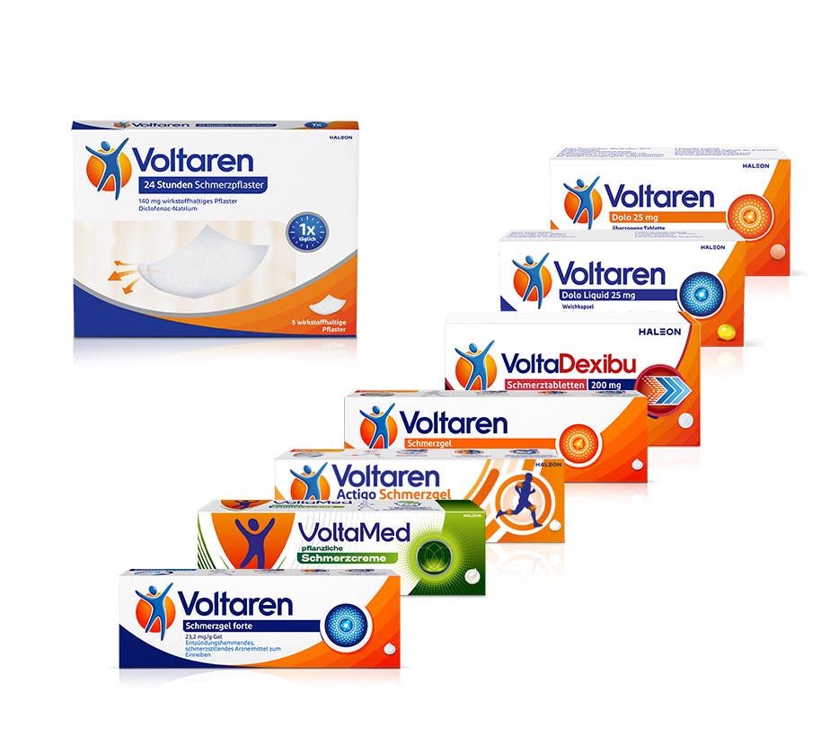 Alle Produkte von Voltaren
