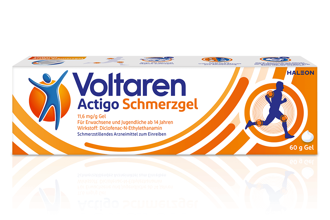 Voltaren 2.32% Diclofenac Gel for joint and back pain relief product