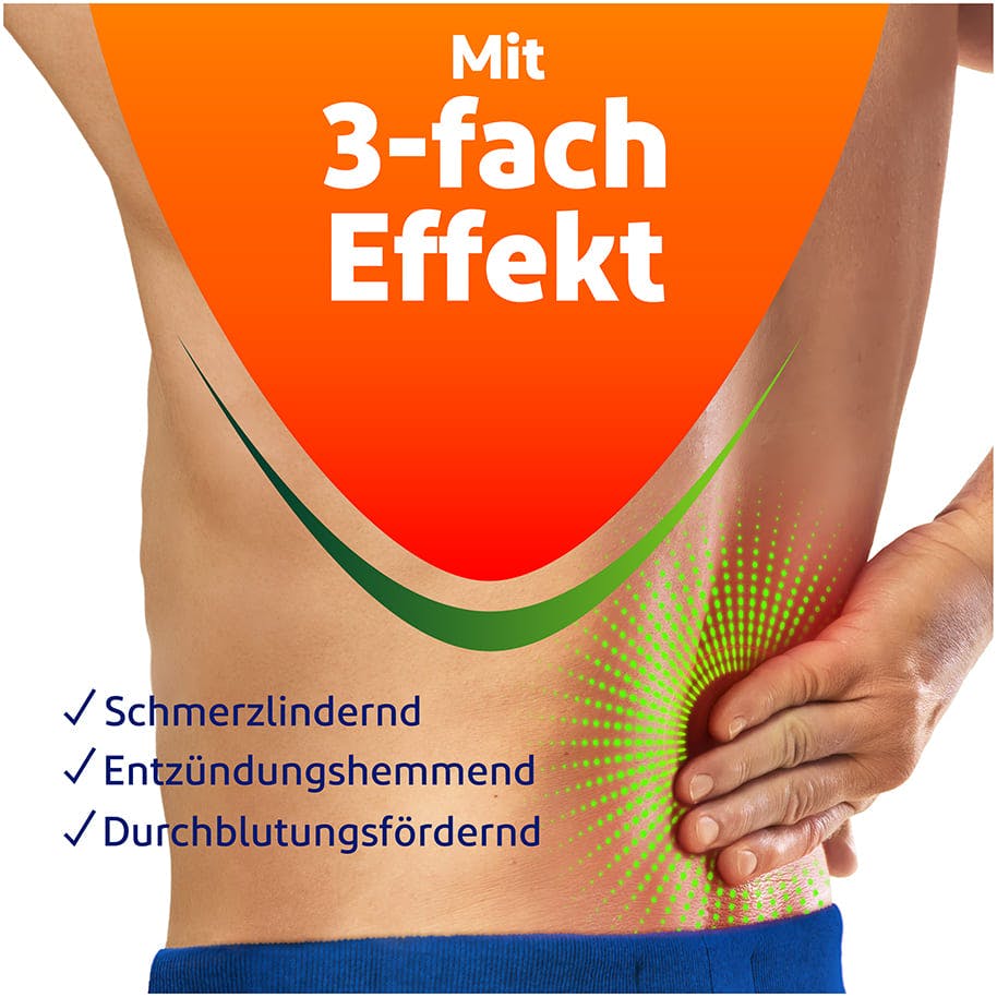 VoltaMed mit 3-fach Effekt - schmerzlindernd, entzündungshemmend, durchblutungsfördernd 