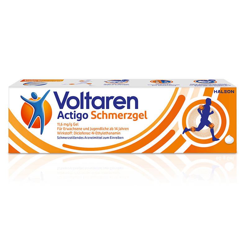 Packungsabbildung von Voltaren Actigo Schmerzgel
