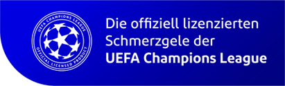 Die offiziell lizenzierten Schmerzgele der UEFA Champions League