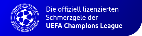 Die offiziell lizenzierten Schmerzgele der UEFA Champions League