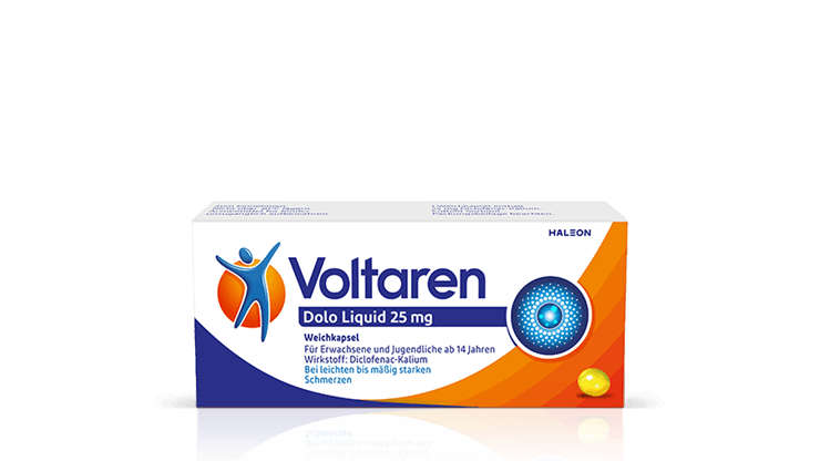 Packungsabbildung Voltaren Dolo Liquid