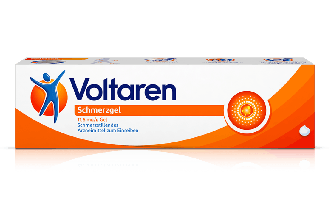 Voltaren 2.32% Diclofenac Gel for joint and back pain relief product