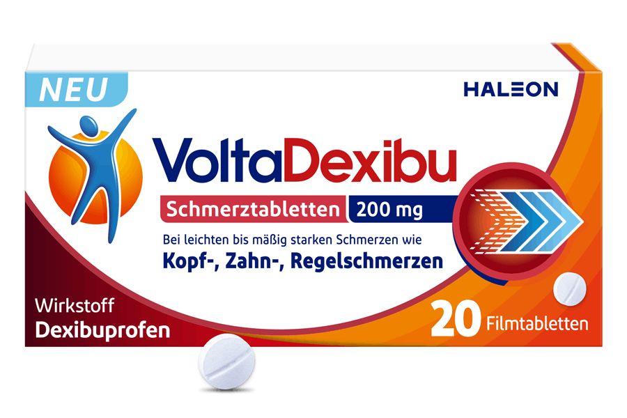 VoltaDexibu Schmerztabletten