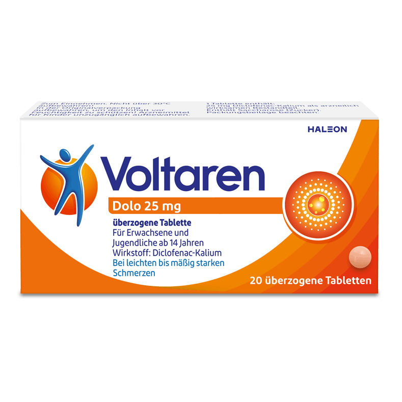 Voltaren Dolo Schmerztabletten Packungsabbildung