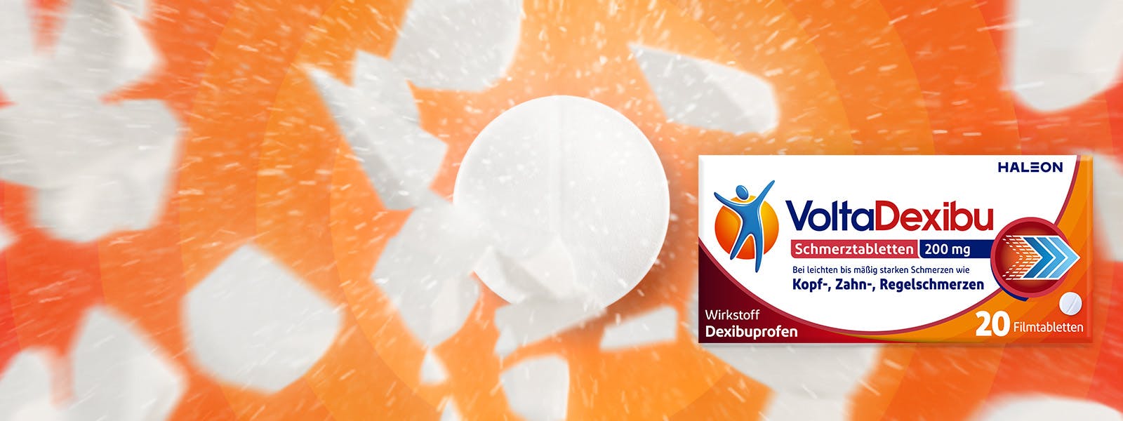 VoltaDexibu Schmerztabletten