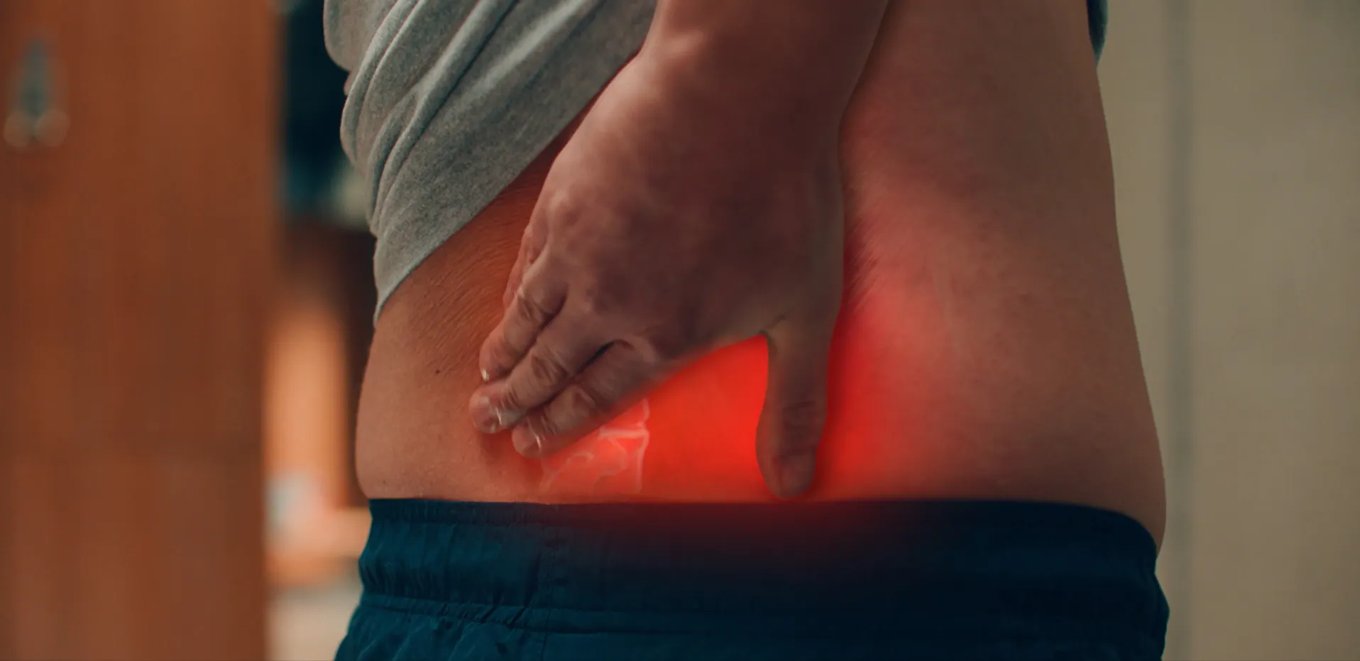 Video zur Wirkung des VoltaHeat Wärme Gels auf den Rücken, zur gezielten Erwärmung verspannter Muskeln.