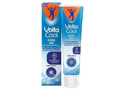 VoltaCool Kühl Gel für sofortige Kühlung beanspruchter Muskeln und Gelenke nach körperlicher Aktivität.