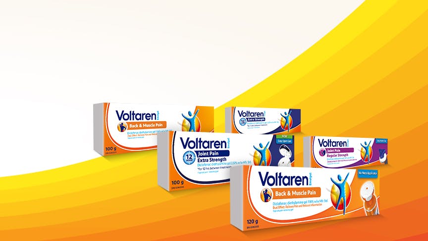 Grouped Voltaren packshots Grouped Voltaren packshots