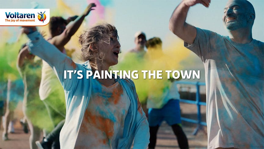 Voltaren | The joy of movement - Paint the Town video thumbnail Voltaren | The joy of movement - Paint the Town video thumbnail