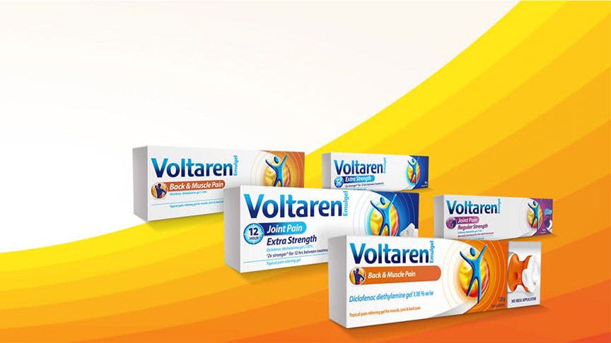 Grouped Voltaren packshots Grouped Voltaren packshots