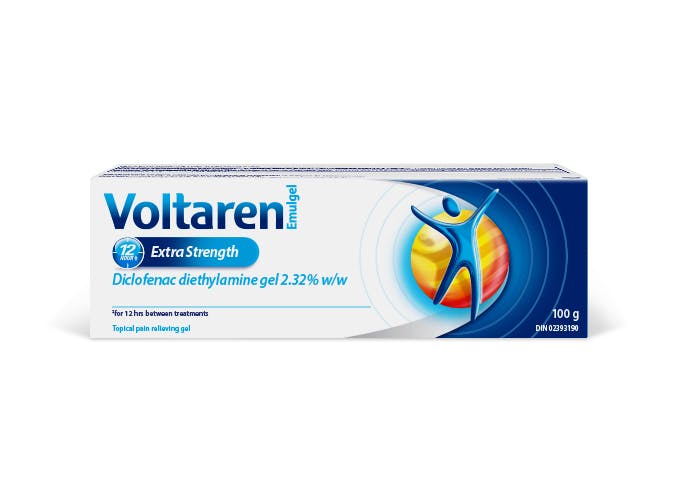Voltaren Extra Strength Pain Relief 2.32% Diclofenac Gel packshot