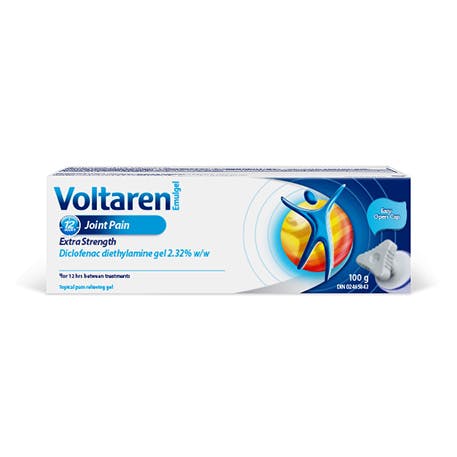 Voltaren 2.32% Diclofenac Gel for joint and back pain relief product