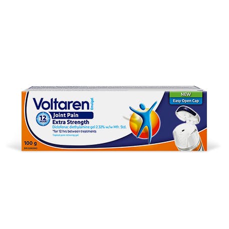 Voltaren 2.32% Diclofenac Gel for joint and back pain relief product