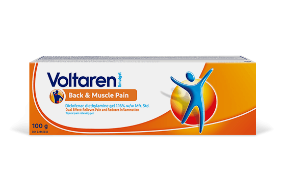 Voltaren Back & Muscle Pain Relief 1.16% Diclofenac Gel packshot