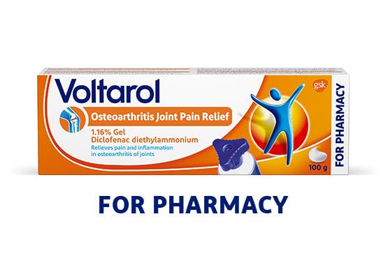 Voltarol Osteoarthritis Joint Pain Relief 1.16% Gel for Pharmacy