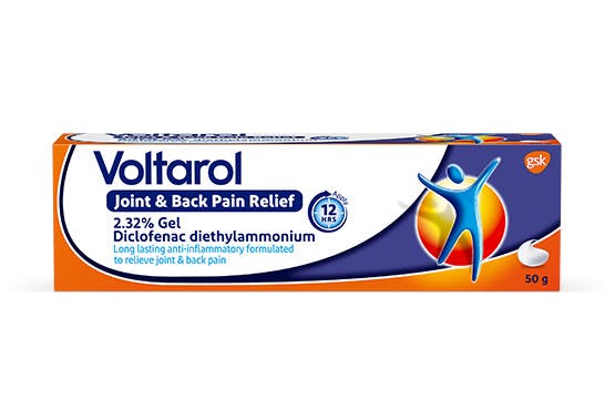 Voltarol 2.32% Diclofenac Gel for joint and back pain relief product for Pharmacy