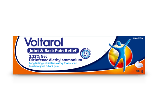 Voltarol 2.32% Diclofenac Gel for joint and back pain relief product for Pharmacy