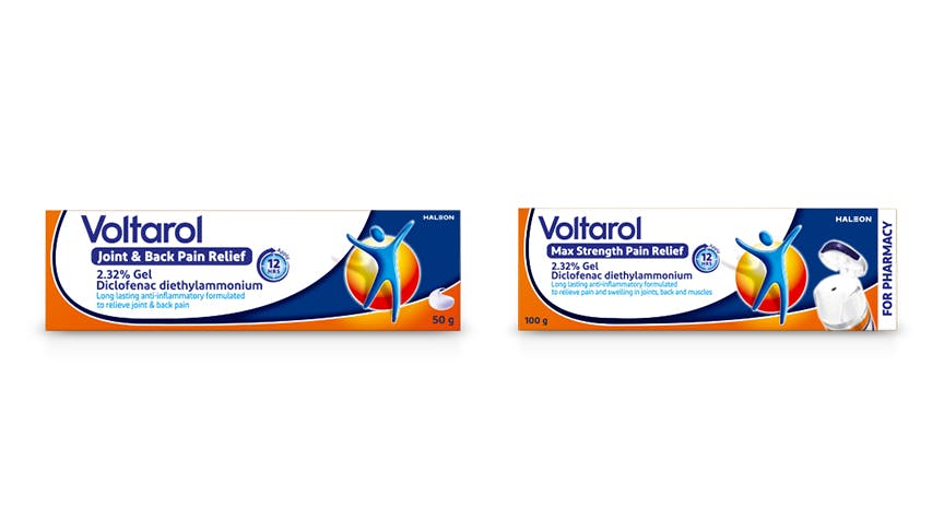 Voltarol 2.32% Diclofenac Gel for joint and back pain relief product for Pharmacy