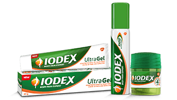 Iodex products - whole range (spray, balm and gel)