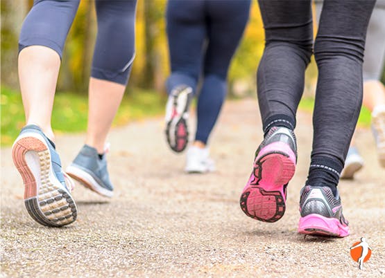 Group of people joging