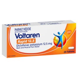 Voltaren Rapid 12.5mg tablets for oral pain relief