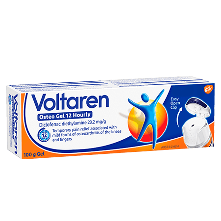 Voltaren Osteo Gel 12 Hourly Packshot 100g Voltaren Osteo Gel 12 Hourly Packshot 100g