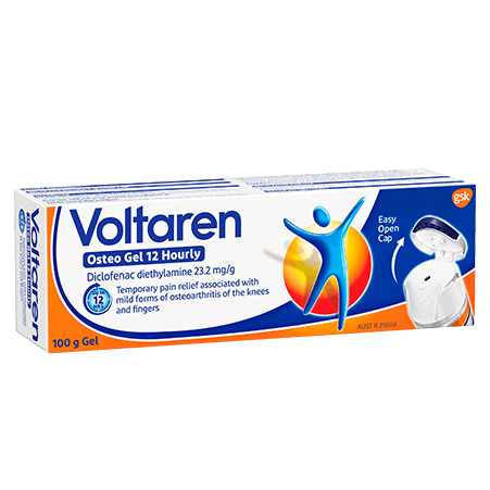 Voltaren Osteo Gel 12 Hourly Packshot 100g