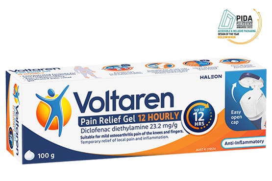 Packshot Voltaren Pain Relief Gel 12 Hourly