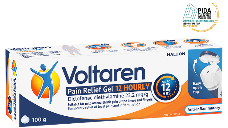 Packshot Voltaren Pain Relief Gel 12 Hourly