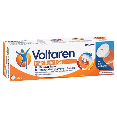Voltaren Pain Relief Gel with No Mess Applicator packshot
