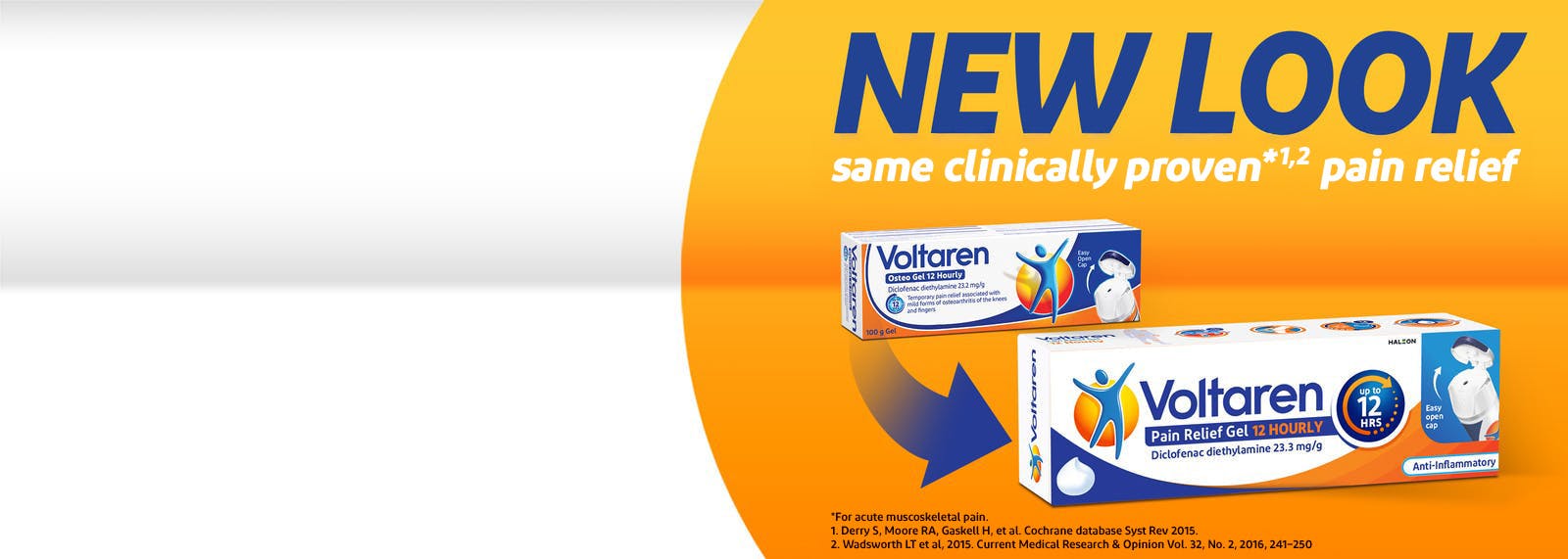 Packshot Voltaren Pain Relief Gel 12 Hourly
