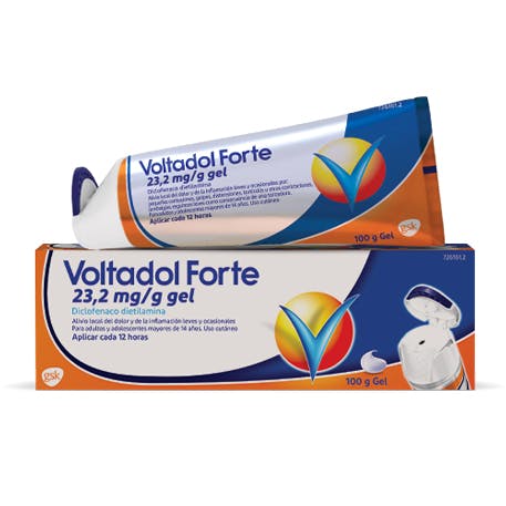 Voltaren 2.32% Diclofenac Gel for osteoarthritis pain relief product box