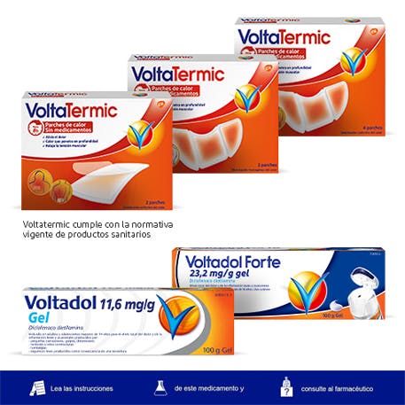 Varios disparos de paquete de productos de alivio de dolor Voltadol - Voltadol