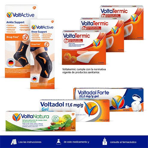 Varios disparos de paquete de productos de alivio de dolor Voltadol - Voltadol 
