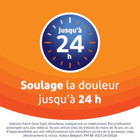 Soulage la douleur pendant 24h