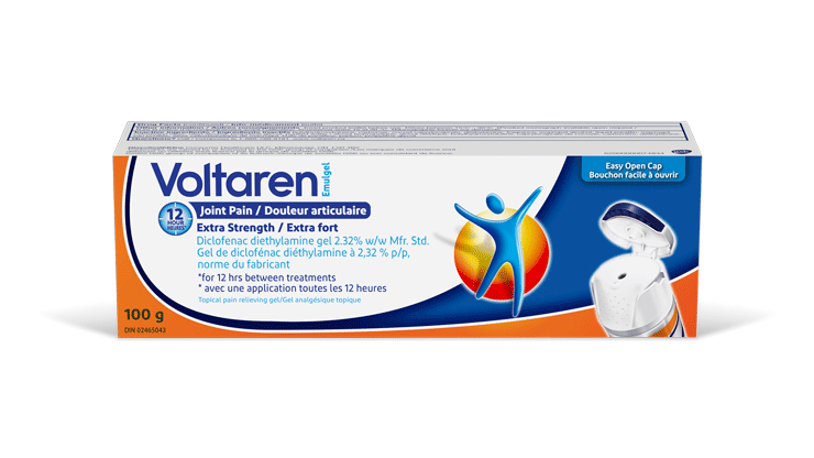 Voltaren Joint Pain Relief Extra Strength 2.32% Diclofenac Gel packshot
