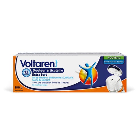 Paquet de Voltaren Joint Pain Extra Strength 2.32% Diclofenac