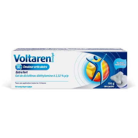 Paquet de Voltaren Joint Pain Extra Strength 2.32% Diclofenac