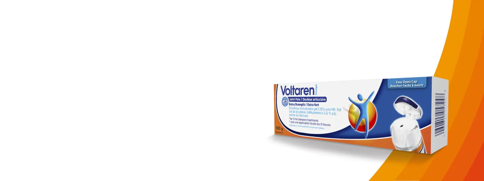 Emballage de Voltaren Emulgel Douleur articulaire Extra fort