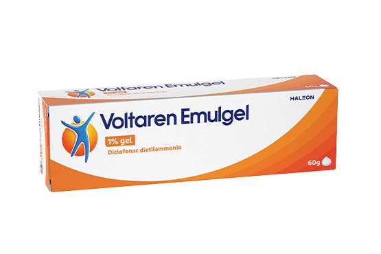 Applicazione pomata antidolorifica Voltaren Emulgel 1% - Ritornainmovimento