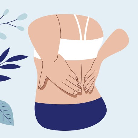Infographics for back massage