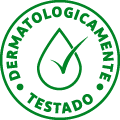 Icon dermatologicamente testado