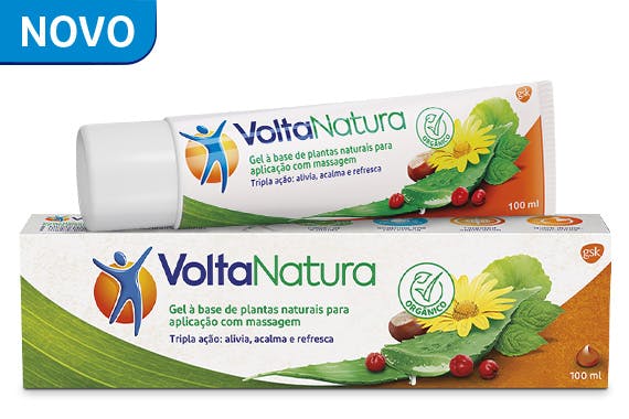 Voltanatura gel de massagem à base de plantas naturais Voltanatura gel de massagem à base de plantas naturais