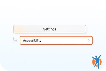 Head-gesture navigation guide, step 2 - Accessibility