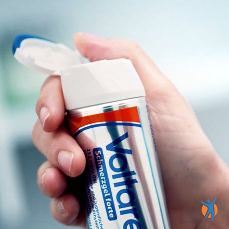 Easy-open flip-top cap from Voltarol
