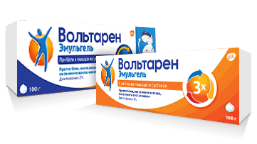 Voltarol packshots consist of topical gels, plasters and patches