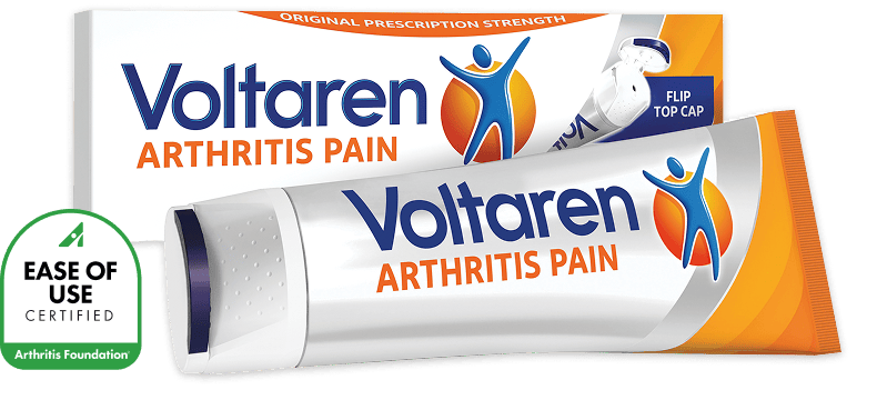 Voltaren Arthritis Pain Gel Product with Easy Open Cap