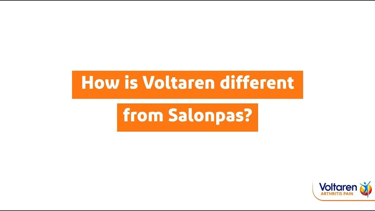 Voltaren vs. Salonpas: What's the Difference? | Voltaren